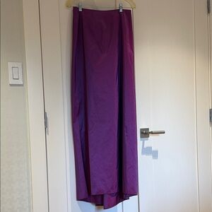 Iridescent Purple long Skirt for Women
